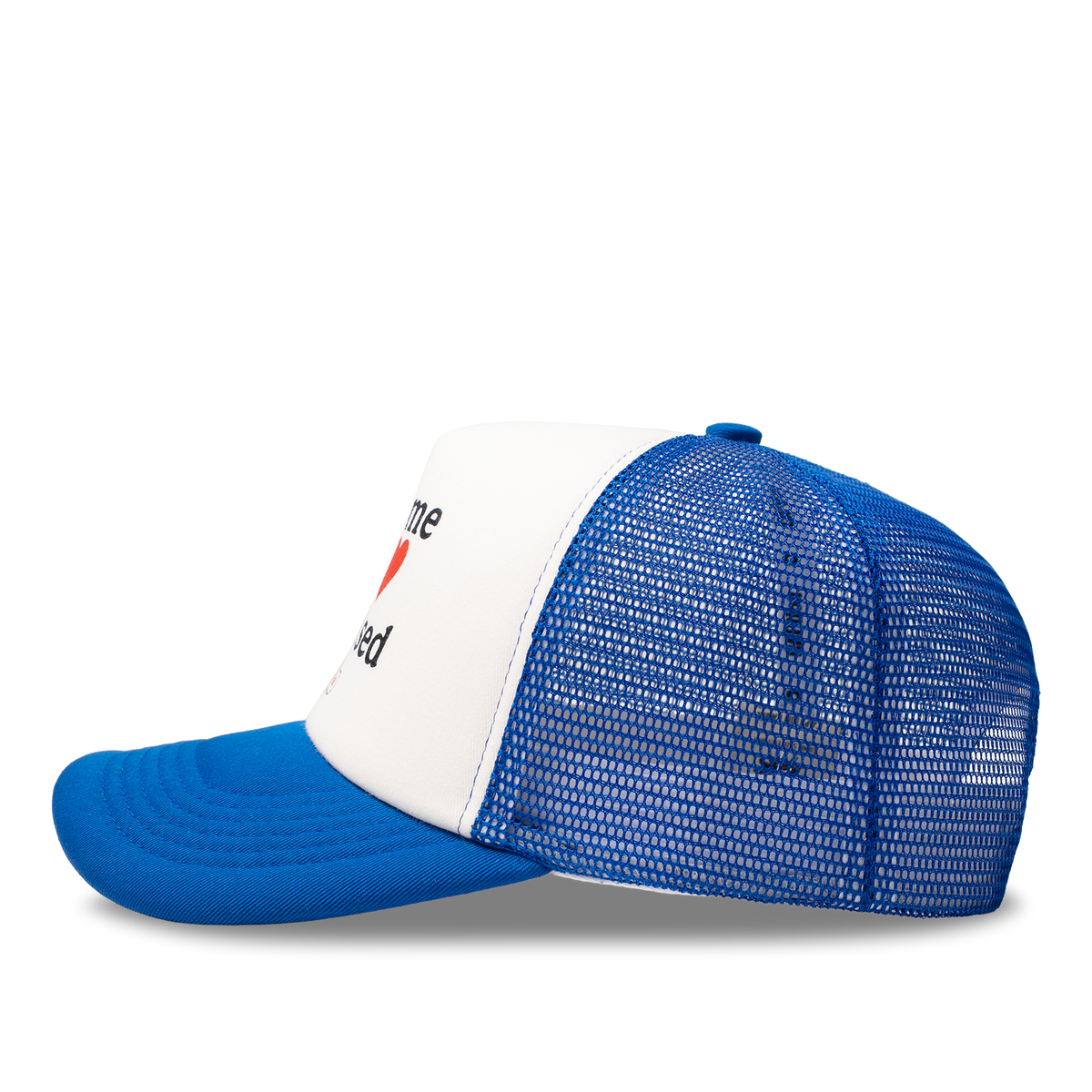 Confused Trucker Cap / Blue
