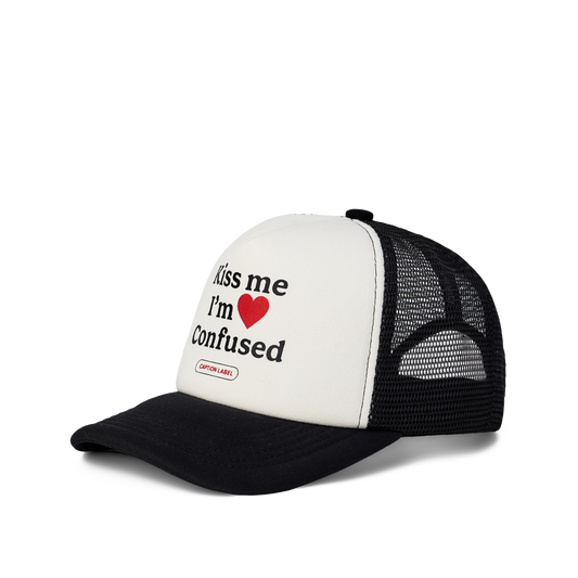 Confused Trucker Cap / Black