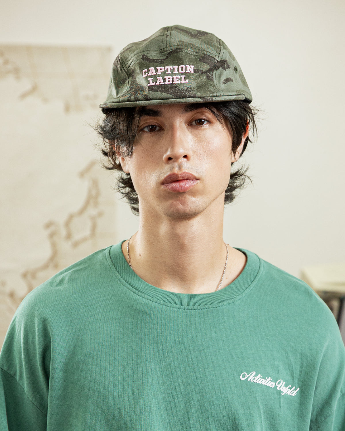 5 Panel Cap / Pink Camo