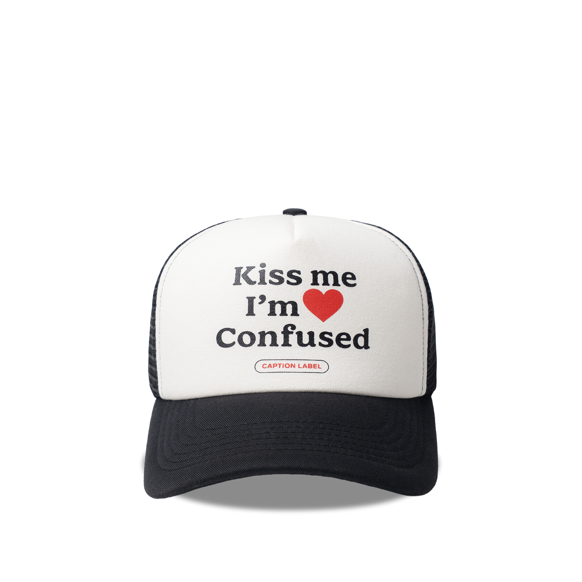 Confused Trucker Cap / Black