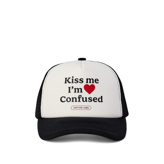 Confused Trucker Cap / Black