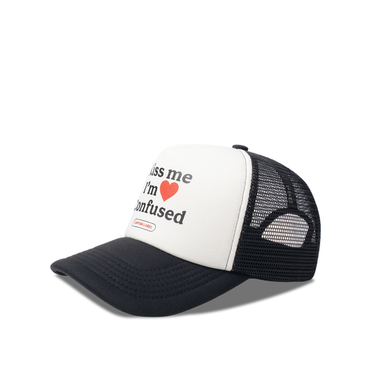 Confused Trucker Cap / Black