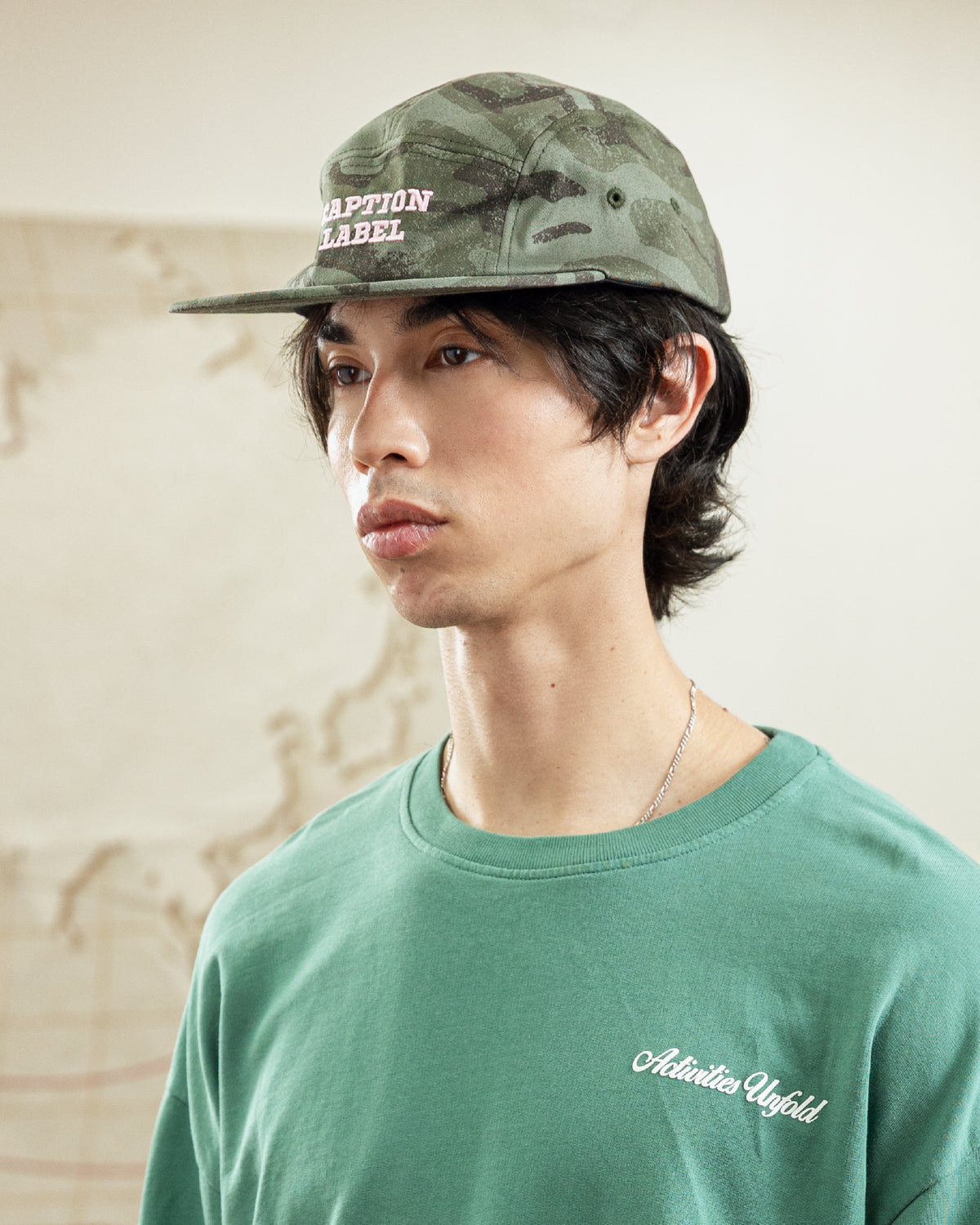 5 Panel Cap / Pink Camo